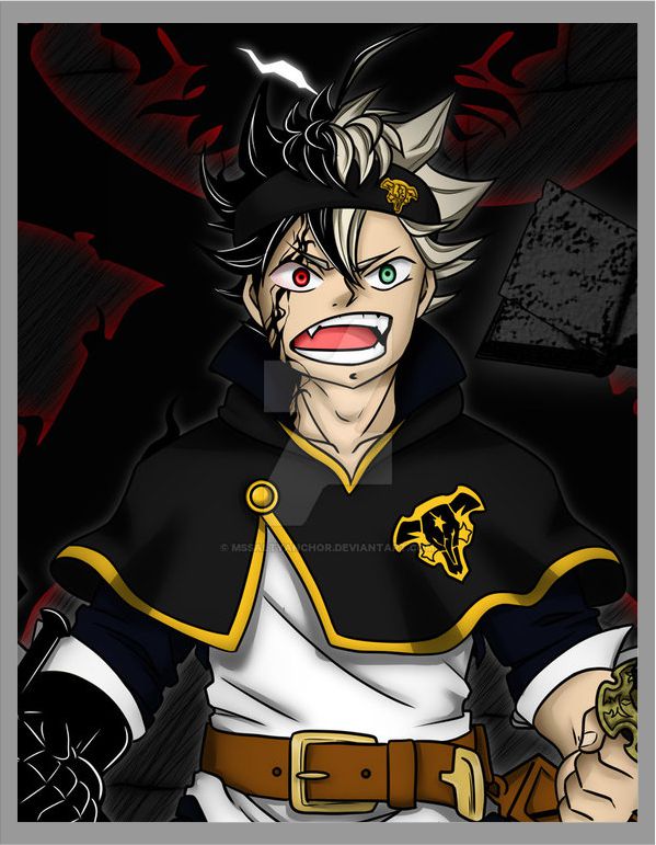  Asta Black Clover, Ação 2D 