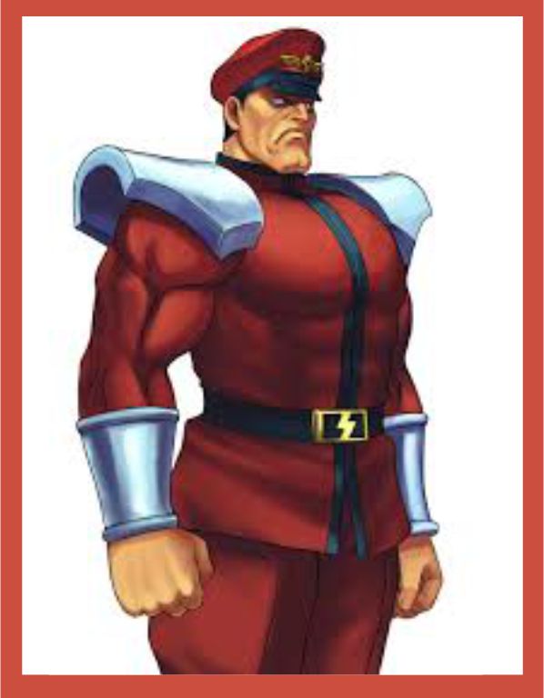  M.Bison é o chefão e organizador do torneio Street Fighters